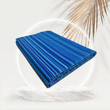 BLUE Waterproof Outdoor Rug Garden Camping Area Rugs Mat Foldable Lightweight